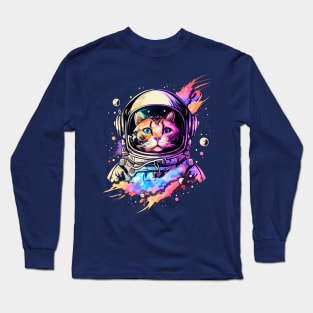 Astronaut cat Long Sleeve T-Shirt